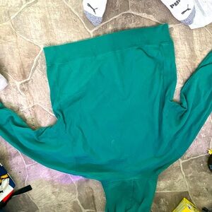 X2 Reverse Stitch Champion Sweaterss (Green & Orange)